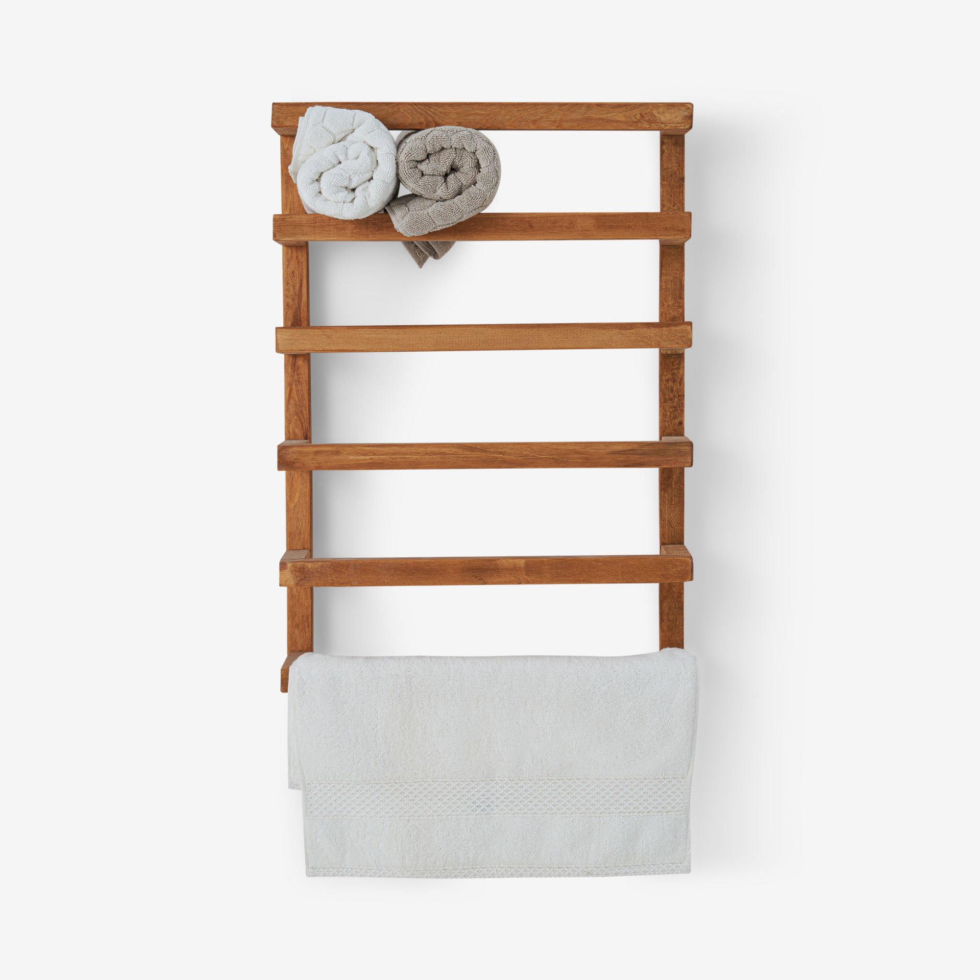 Ahşap Havluluk & Banyo Organizer