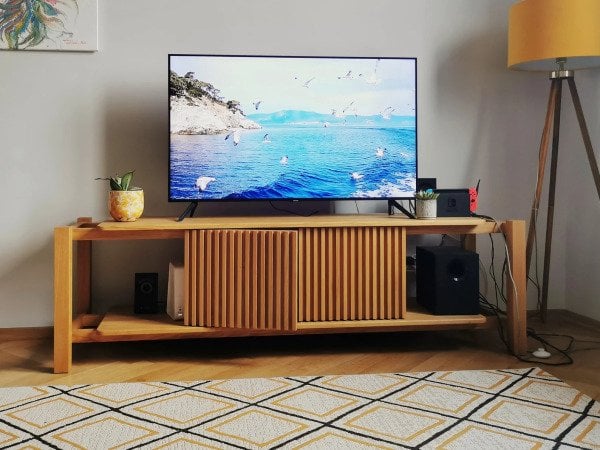 Izgara Kapaklı Ahşap Tv Ünitesi