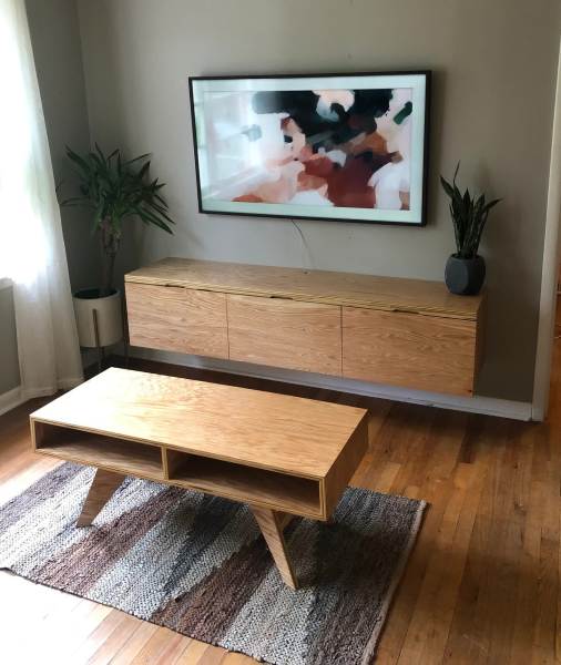Plywood Tv Ünitesi