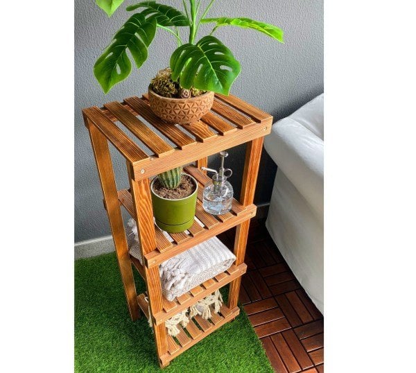 4 Raflı Banyo Düzenleyici Çok Amaçlı Raf