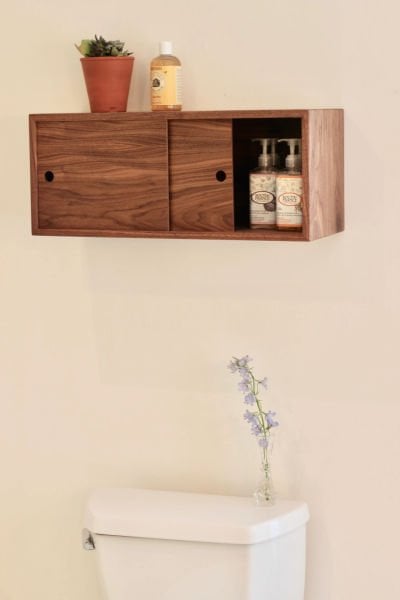 Duvara Monte Sürgülü Kapaklı Banyo Organizer
