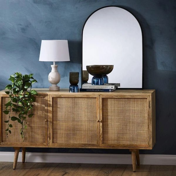 Rattan Detaylı 3 Kapaklı  Tv Ünitesi