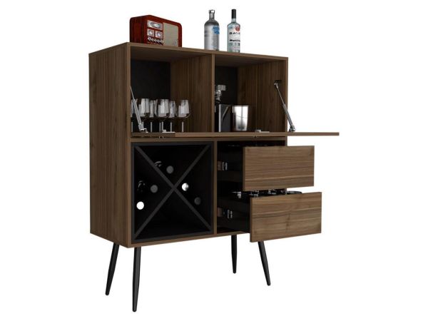 Ahşap Modern Bar Dolabı – Şık ve Fonksiyonel Tasarım