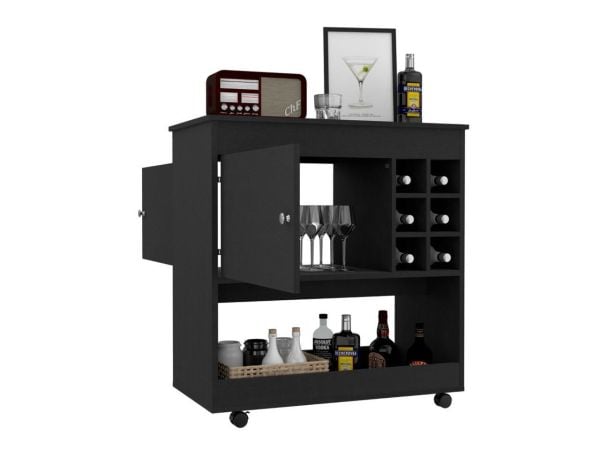 Modern Bar Arabası - Fonksiyonel ve Hareketli Tasarım