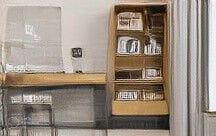 Modern Ahşap Kitaplık