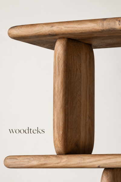 Raf Arası Kitaplık Dekoratif Ahşap Raf 122x36x175 cm | Woodteks