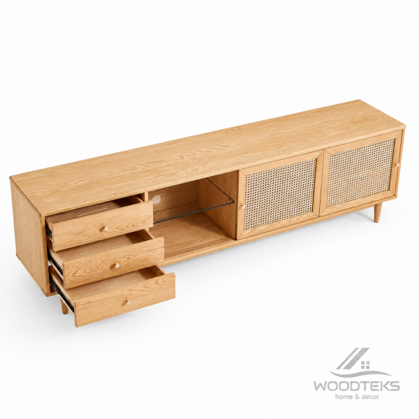 Woodteks Terra Rattan TV Konsolu