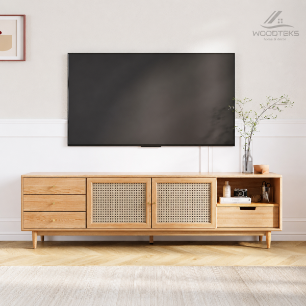 Woodteks Terra Rattan TV Konsolu